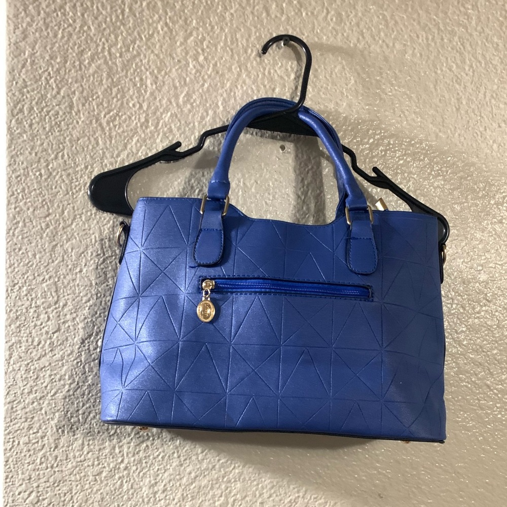 Blue Hand Bag - Picture 2 of 3